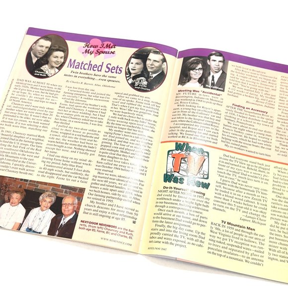 Reminisce Magazine May 2007 Issue 100s Of Sweet Memories How I Met My Spouse - Picture 5 of 7